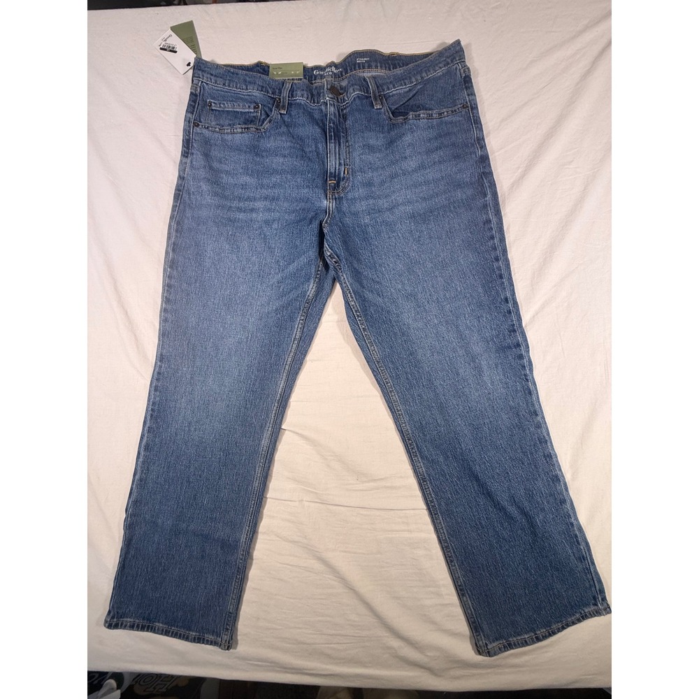 Goodfellow & Co Straight Fit Jeans Men 40x30‎ Blue NEW Straight Recto Total Flex